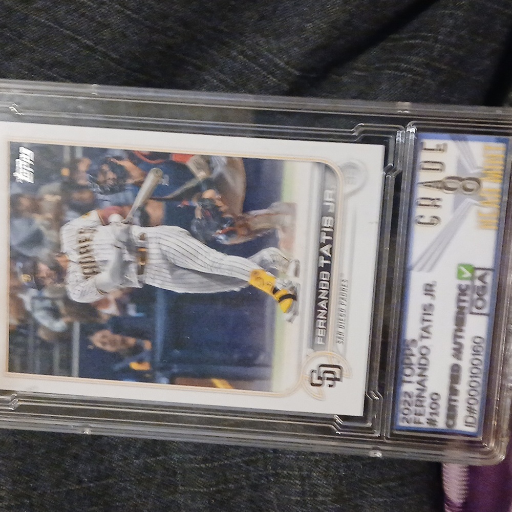 Oga Graded 2022 Topps Fernando Tatis Jr Mlb Trading Card